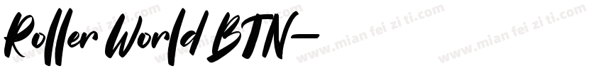Roller World BTN字体转换